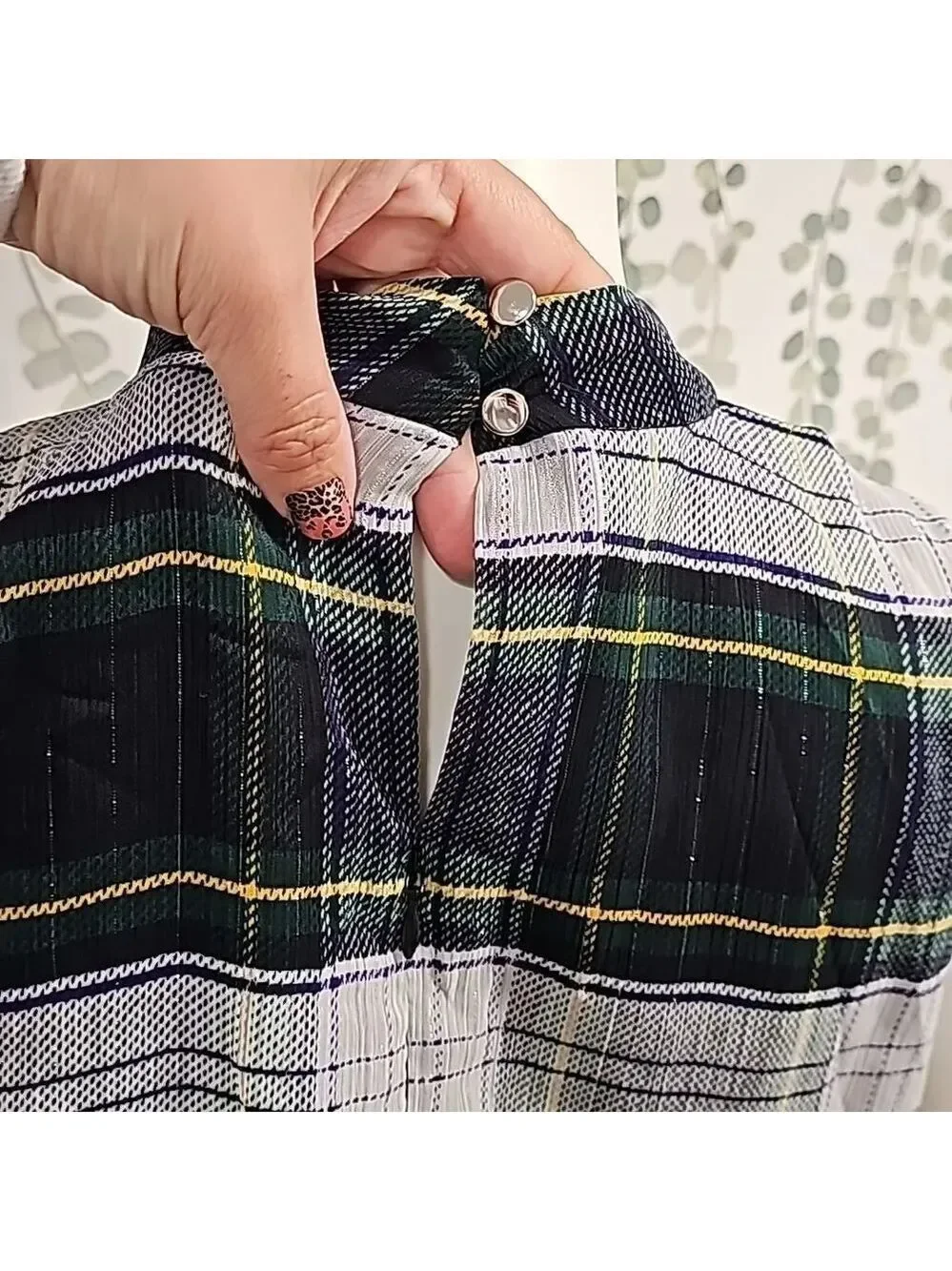 J Crew NEW Womens Size S Sleeveless Peplum Top Gilded Highland Tartan